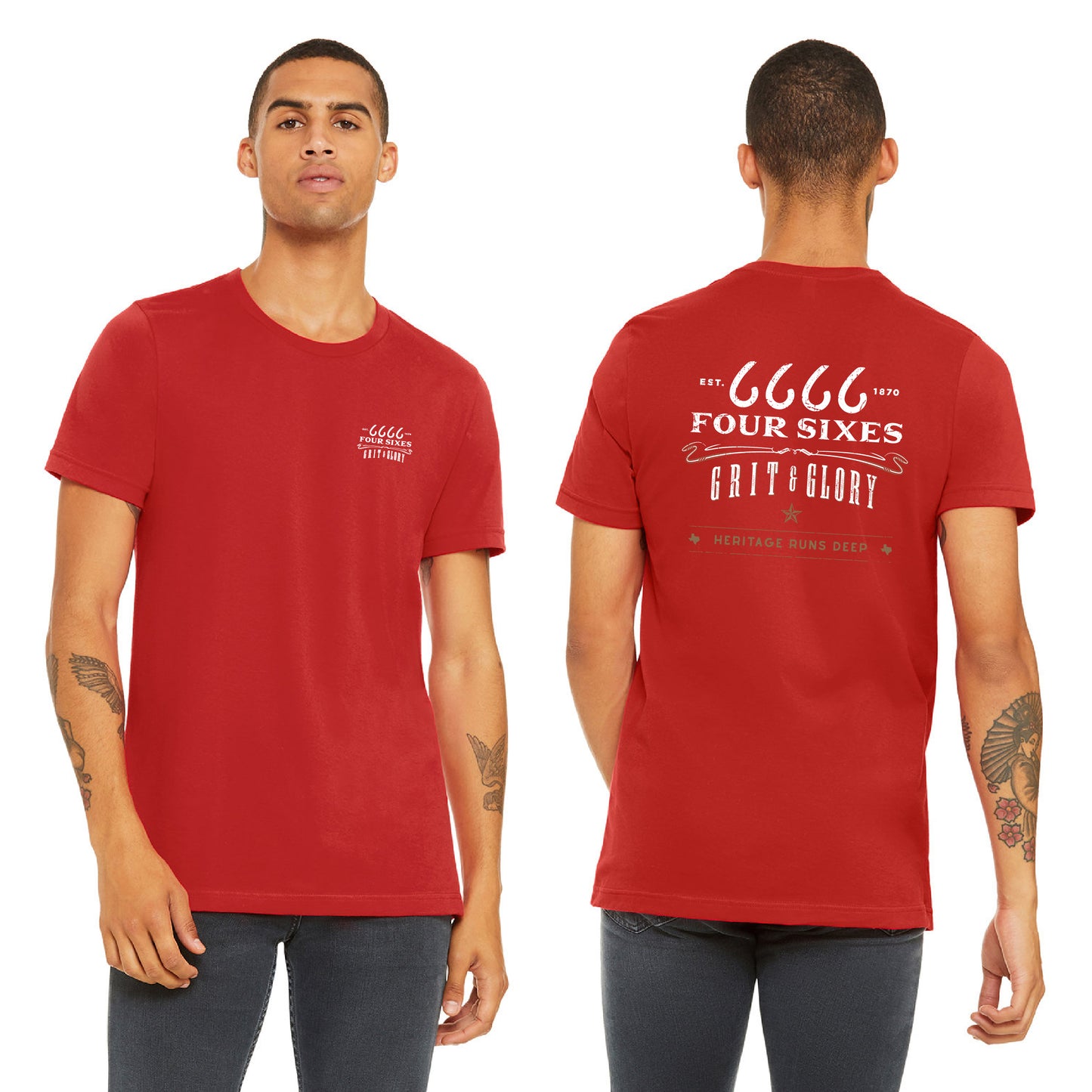 6666's Logo T-Shirts (1 Count)