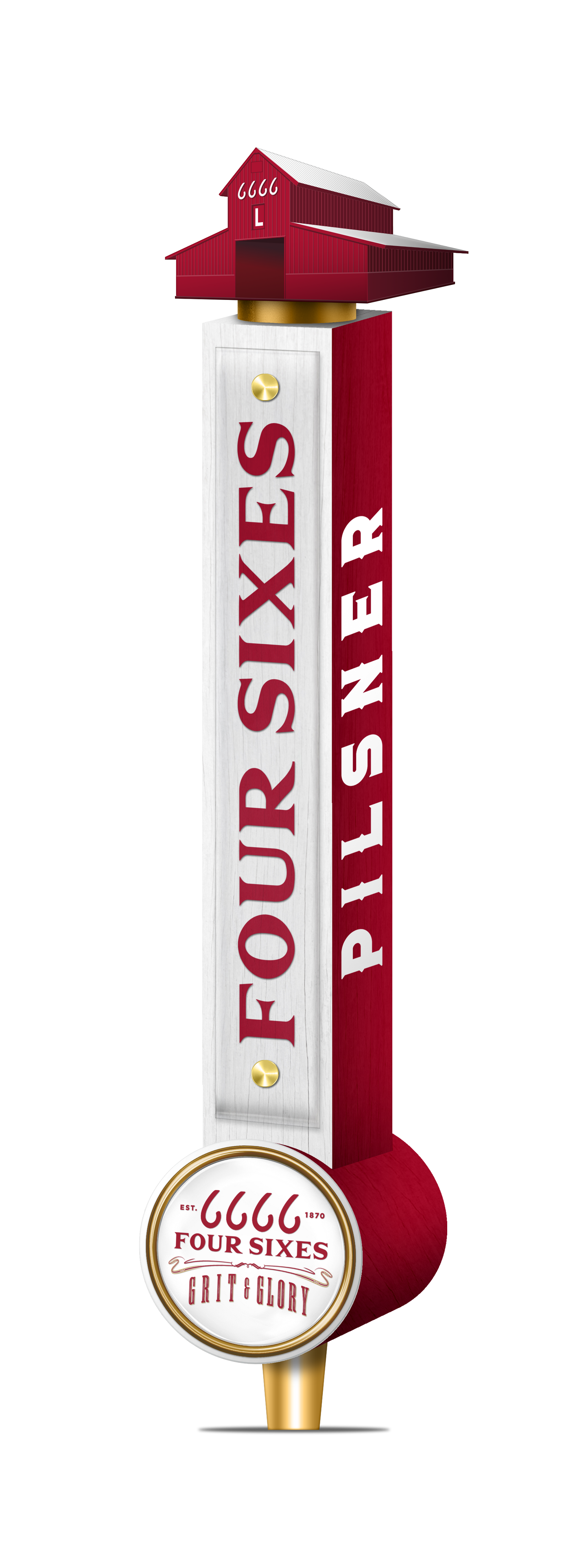Grit & Glory Tap Handle - Pilsner