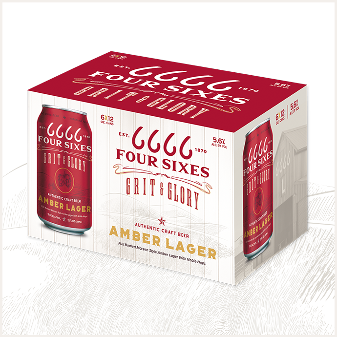 6666 Amber Lager Craft Beer
