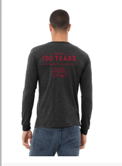 Grit & Glory Long Sleeved T-Shirt, Grey (1 count)