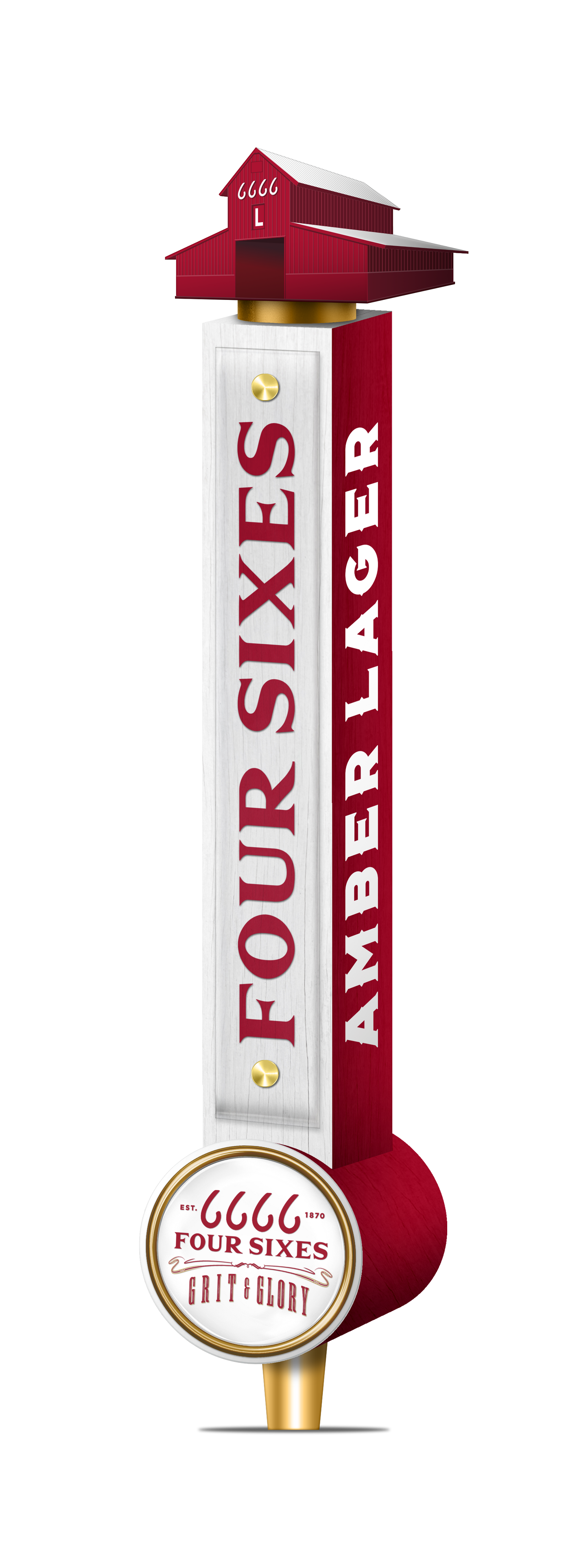 Grit & Glory Tap Handle - Amber Lager