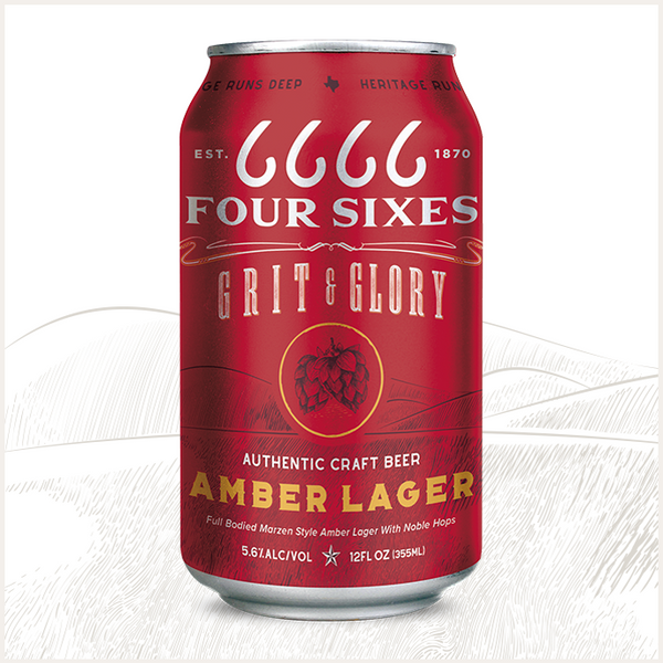 6666 Amber Lager Craft Beer - 6666gritandglory